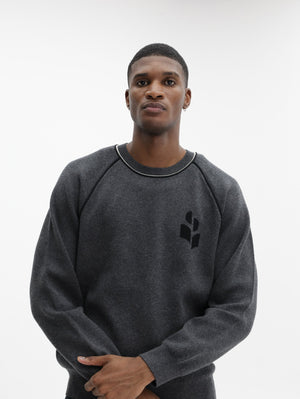 Isabel Marant Sweater Serek Pullover Anthracite-Black