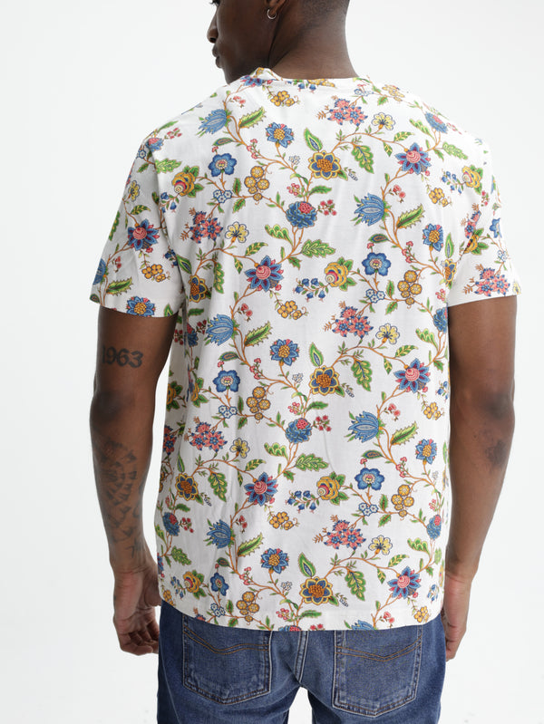 Etro T-Shirt Floral Print Multi
