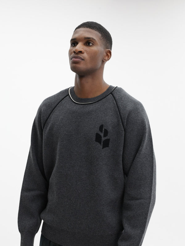 Isabel Marant Sweater Serek Pullover Anthracite-Black