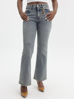 Stella Mccartney Jeans Mid Blue Kick Flare Mid Blue