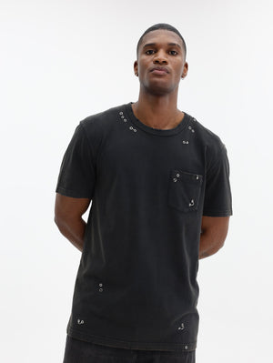 Isabel Marant Yezra Tee Shirt Faded Black