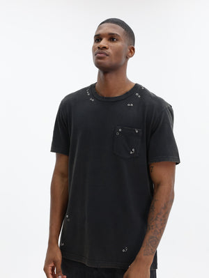 Isabel Marant Yezra Tee Shirt Faded Black