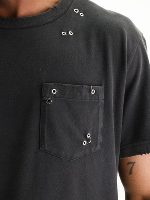 Isabel Marant Yezra Tee Shirt Faded Black