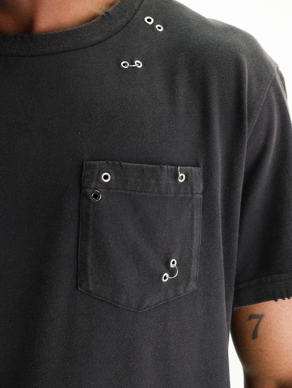 Isabel Marant Yezra Tee Shirt Faded Black