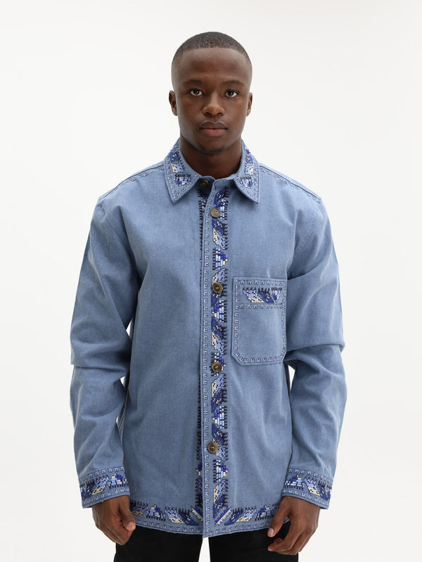 Isabel Marant Rudy Jacket Faded Blue