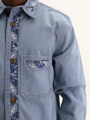Isabel Marant Rudy Jacket Faded Blue