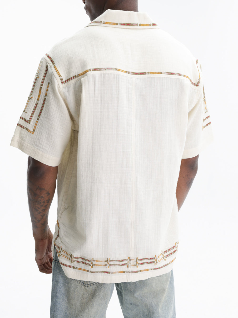 Isabel Marant Shirt Brown Embroided Ecru