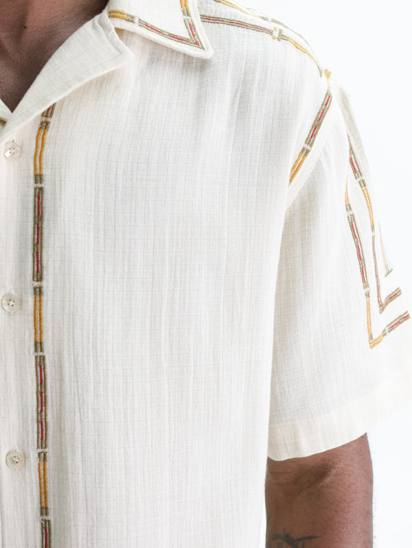 Isabel Marant Shirt Brown Embroided Ecru