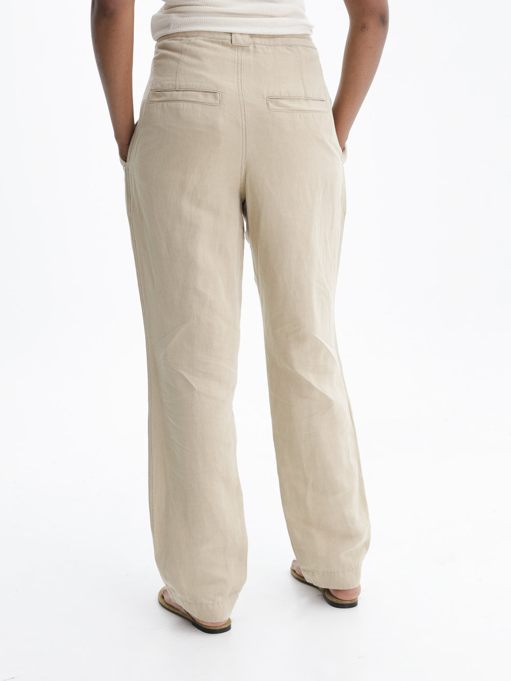 Isabel Marant Pants Drawstring Loose Fit Sand