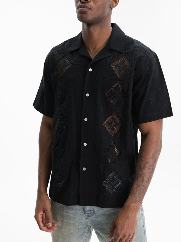 Isabel Marant Shirt Diamond Emroided Black