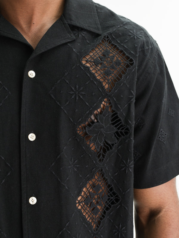 Isabel Marant Shirt Diamond Emroided Black