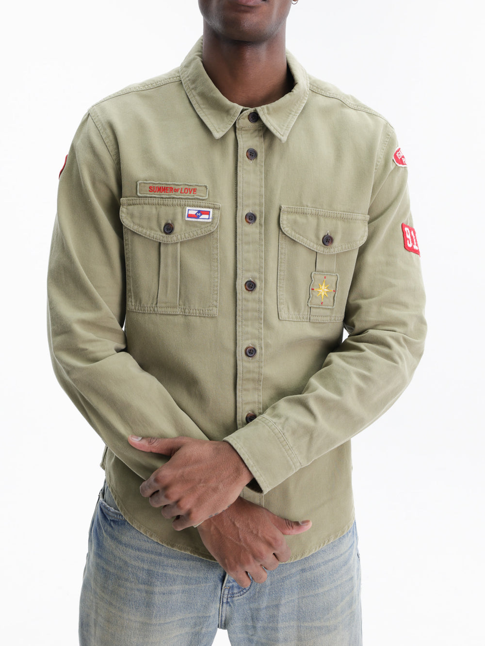 Isabel Marant Shirt Buttoned Collar  Khaki