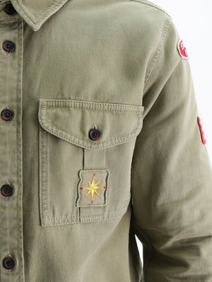 Isabel Marant Shirt Buttoned Collar  Khaki
