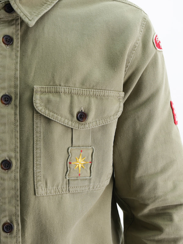 Isabel Marant Shirt Buttoned Collar  Khaki