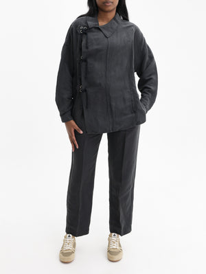Isabel Marant  Pants Drawstring Straight Black