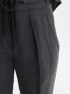 Isabel Marant  Pants Drawstring Straight Black