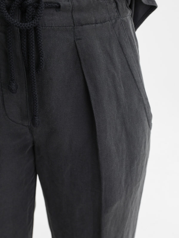 Isabel Marant  Pants Drawstring Straight Black