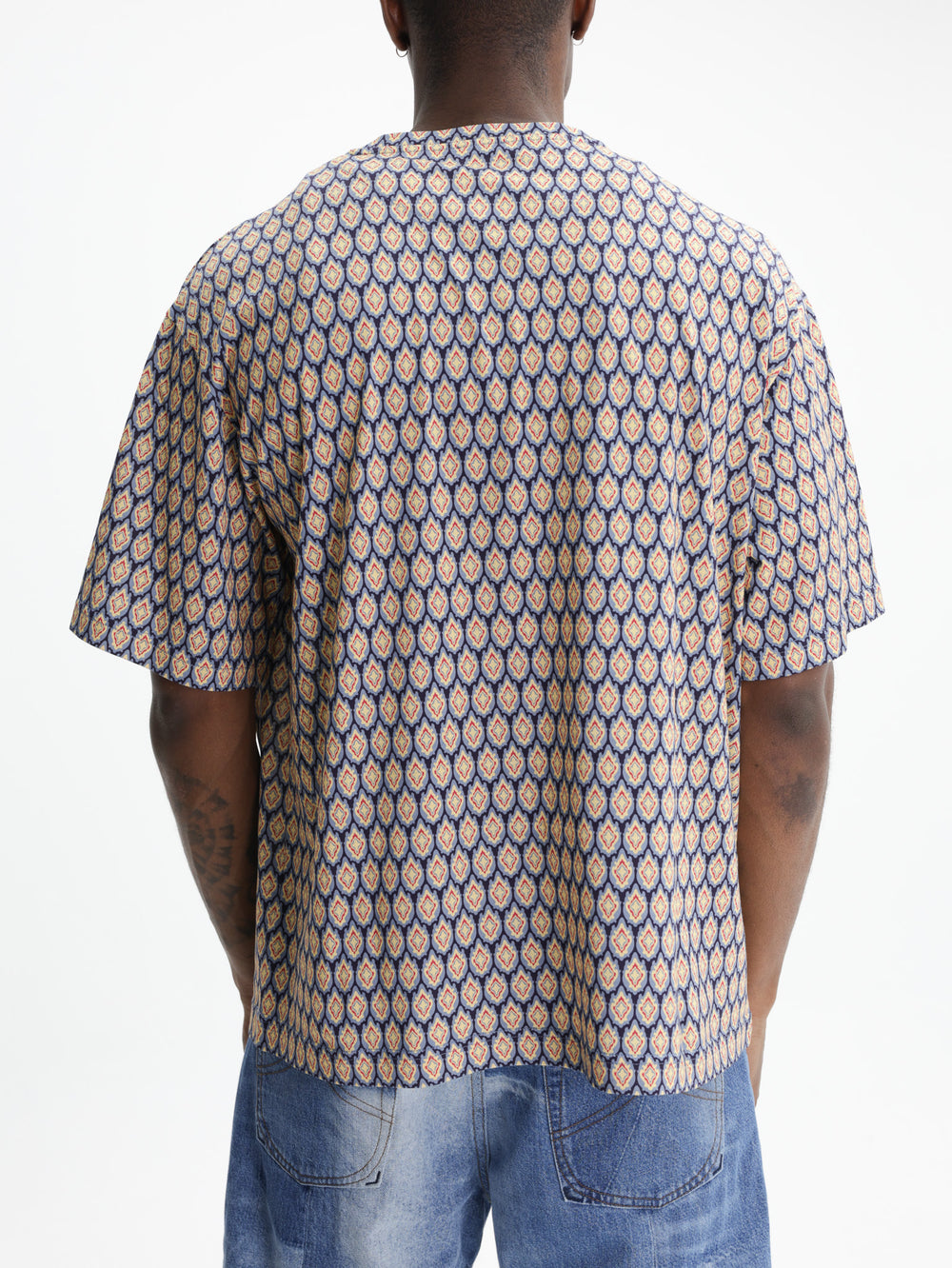 Etro Crew Soho Monogram Beige-Navy