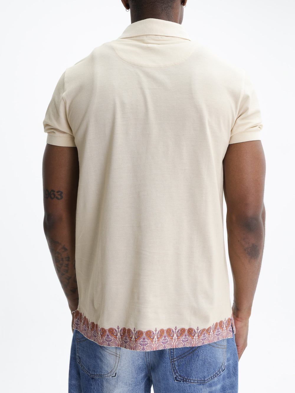 Etro Golfer Bottom Print Cream