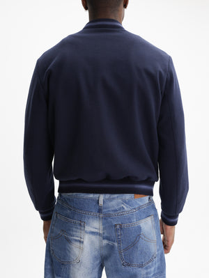 Etro Jacket Allover Print Navy