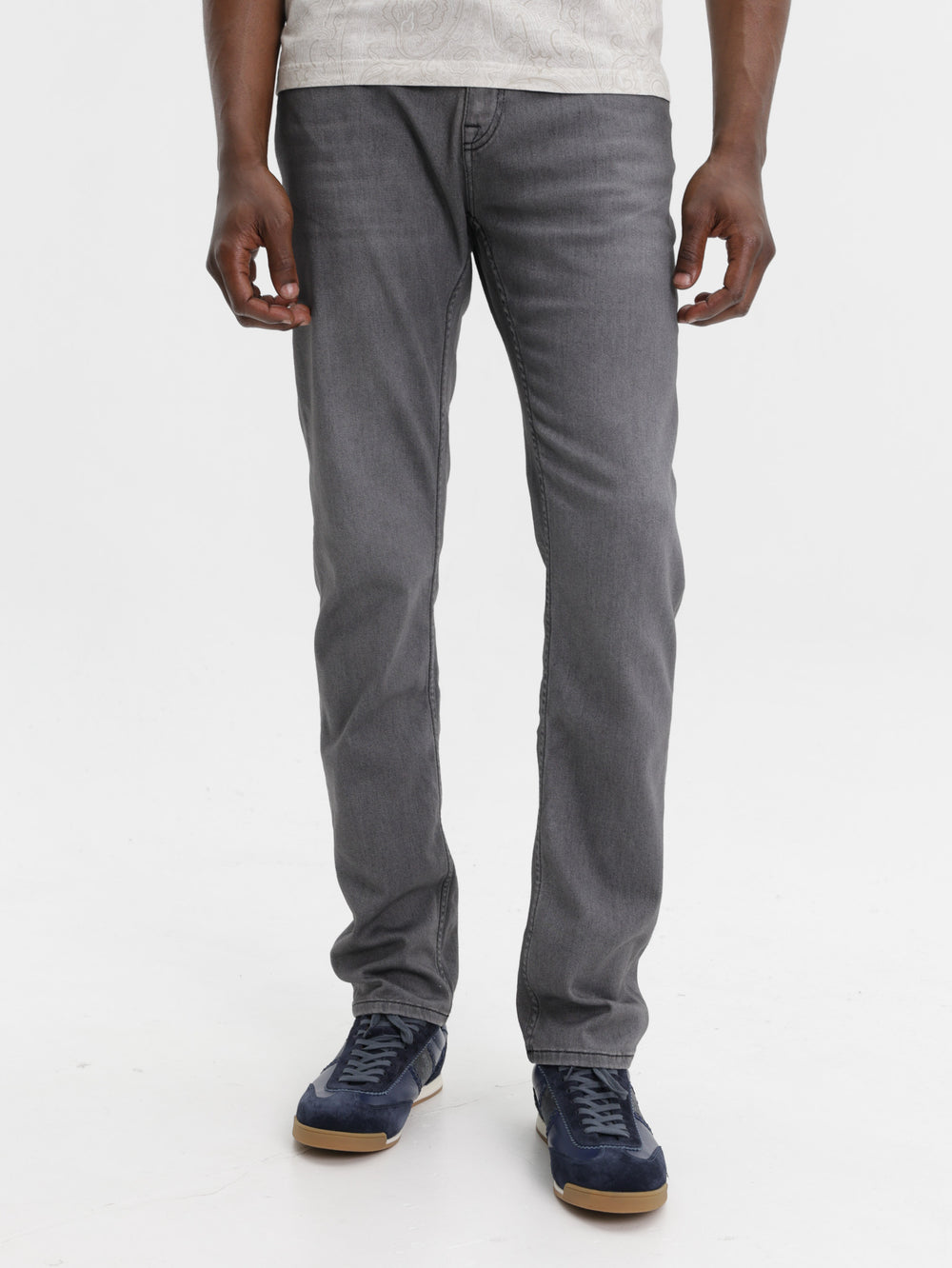 Etro Jeans Iron Pleat Denim Grey