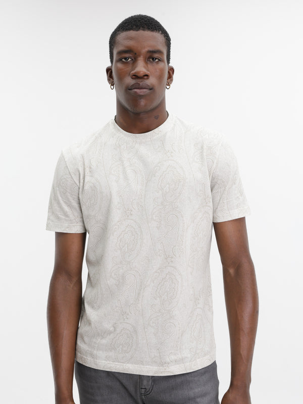 Etro T-Shirt Roma Grey