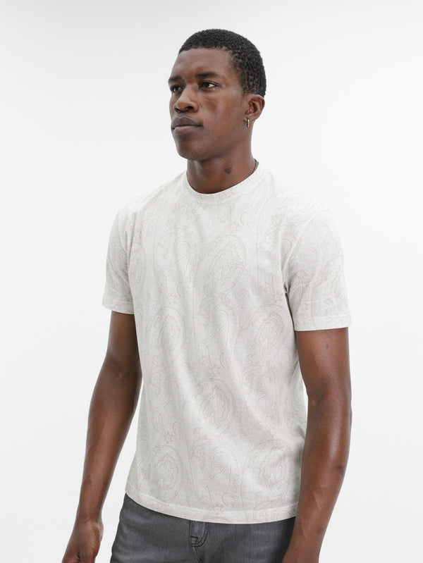 Etro T-Shirt Roma Grey