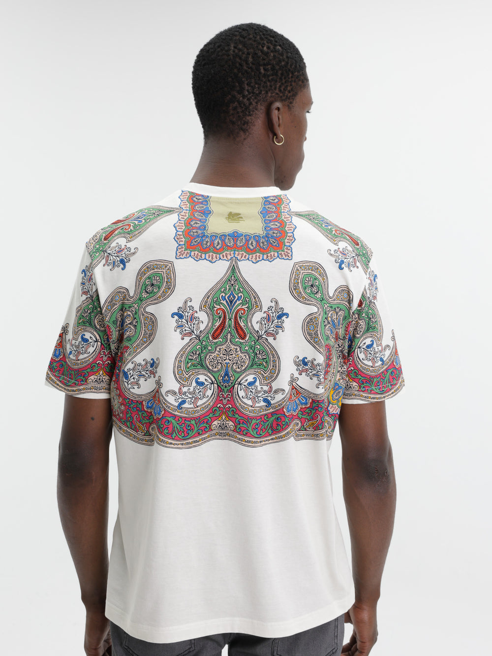 Etro T-Shirt Roma White-Multi