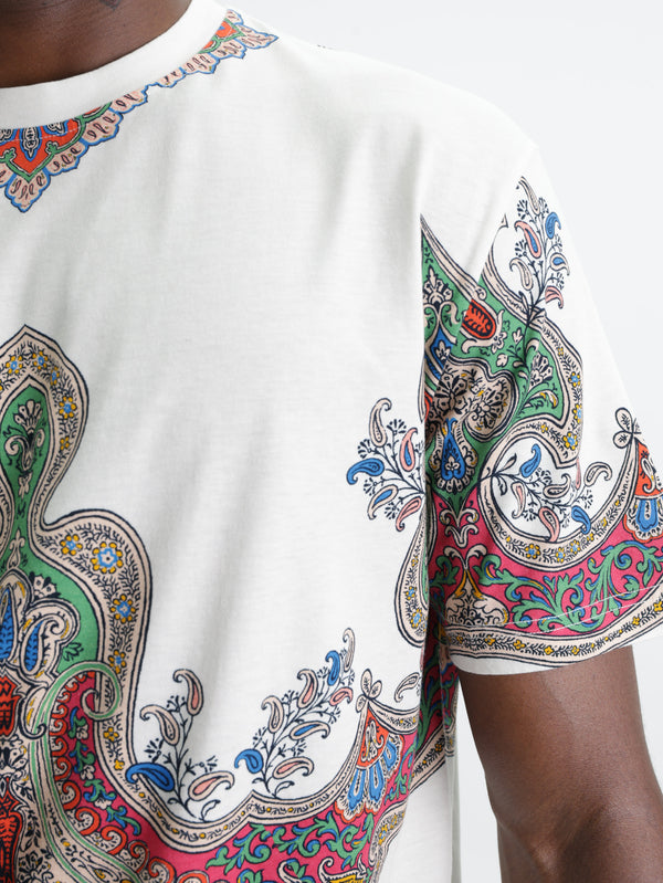 Etro T-Shirt Roma White-Multi