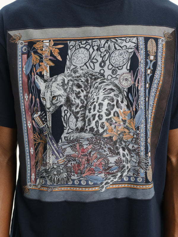 Etro T-Shirt Graphic Print Soho Black