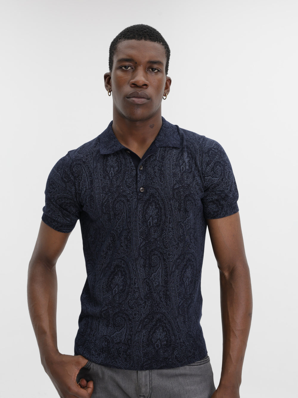 Etro Golfer Aop Blue