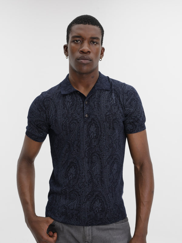 Etro Golfer Aop Blue
