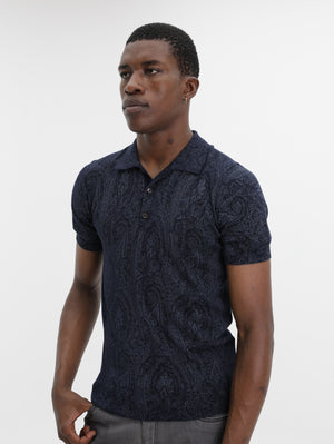 Etro Golfer Aop Blue