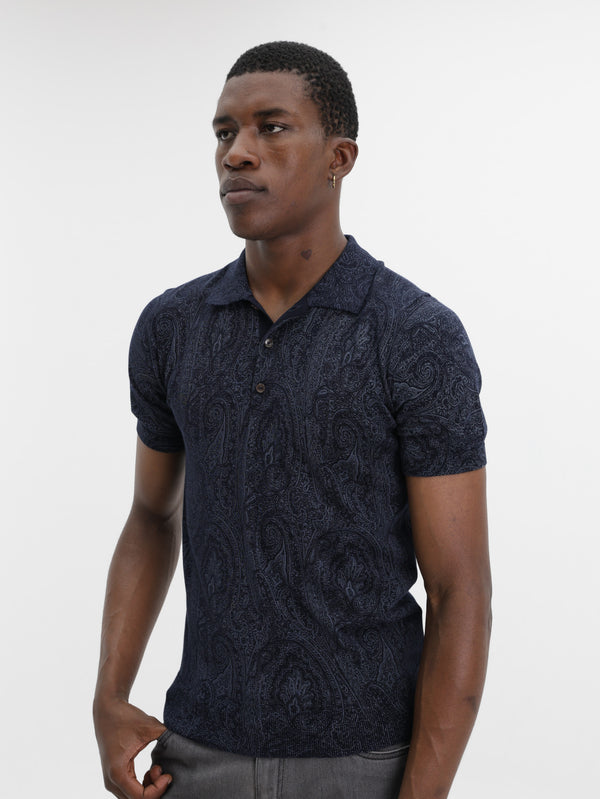Etro Golfer Aop Blue