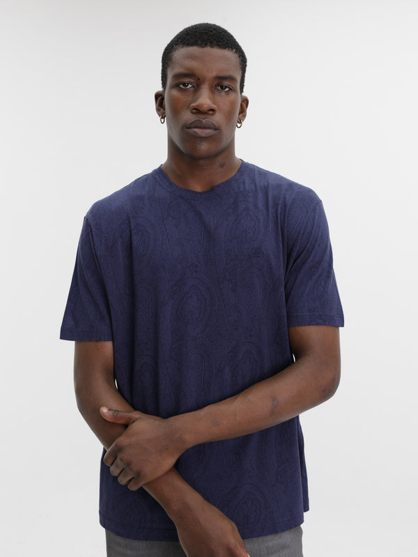 Etro T-Shirt  Roma  Navy