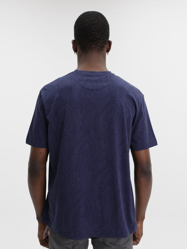 Etro T-Shirt  Roma  Navy