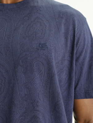Etro T-Shirt  Roma  Navy