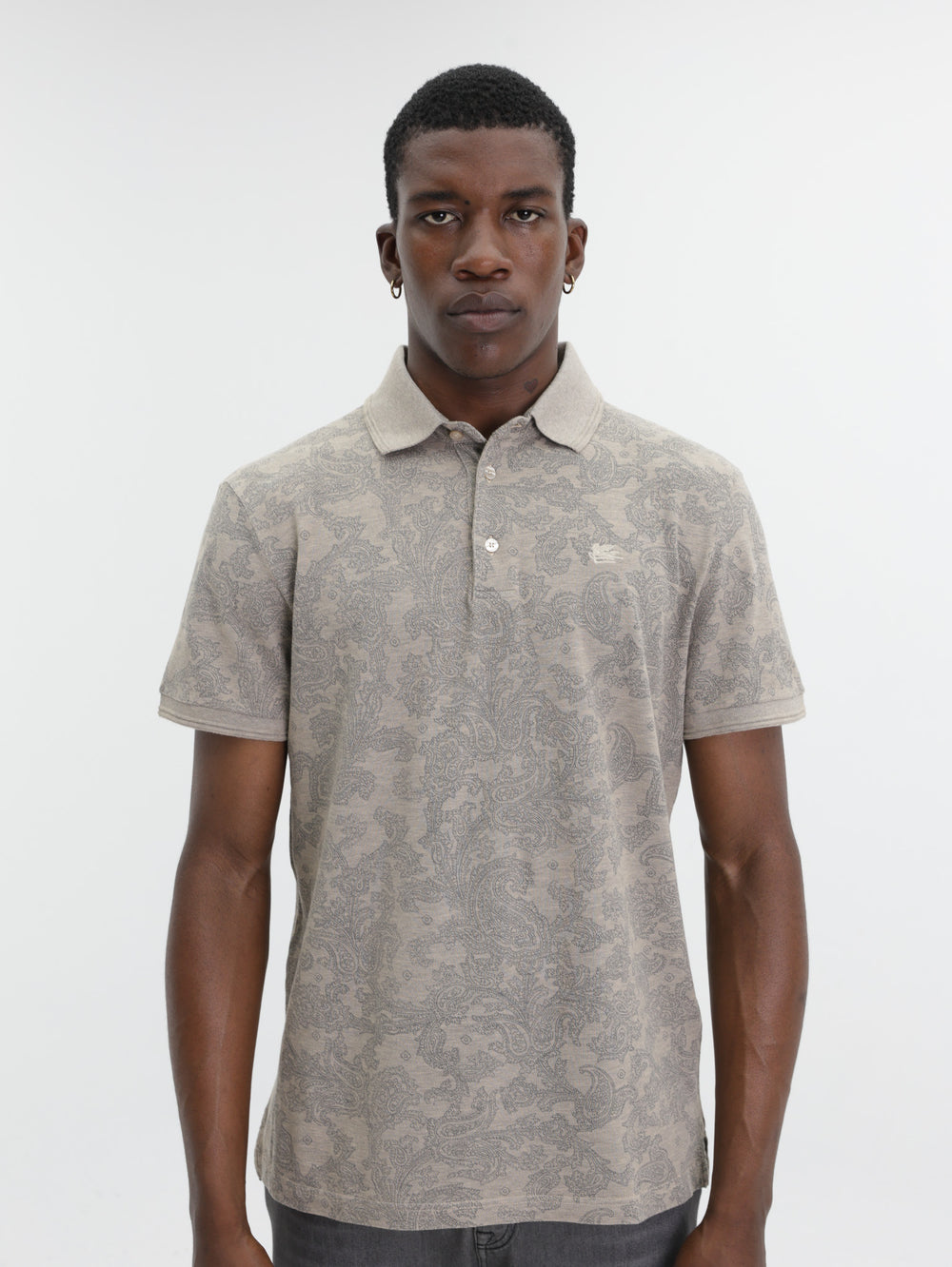 Etro Golfer Roma Aop Grey