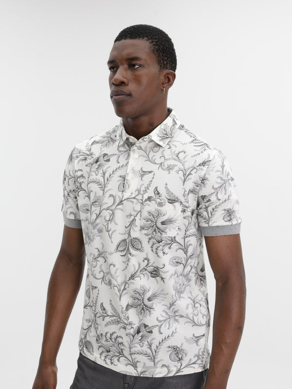 Etro Golfer Cut & Sew Cream-Grey