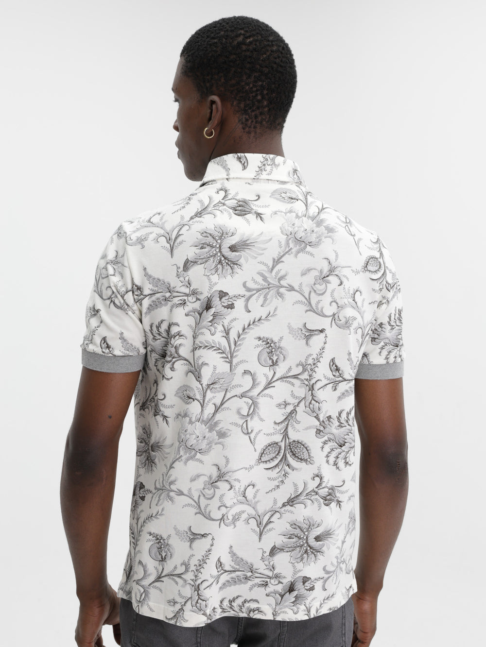 Etro Golfer Cut & Sew Cream-Grey