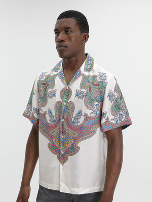 Etro Shirt Bowling Ss White-Multi