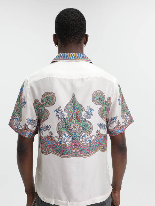 Etro Shirt Bowling Ss White-Multi