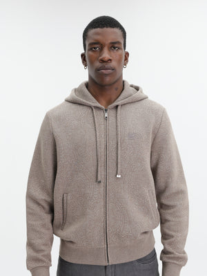 Etro Hoodie Zipped Welt Pocket  Grey