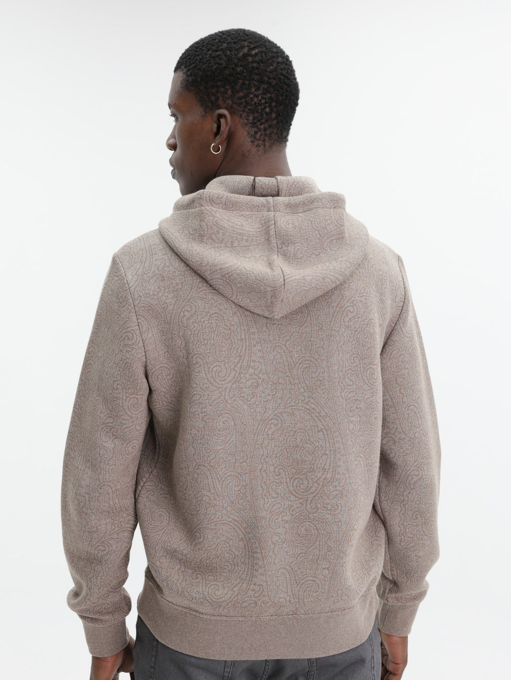 Etro Hoodie Zipped Welt Pocket  Grey