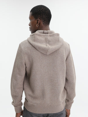 Etro Hoodie Zipped Welt Pocket  Grey