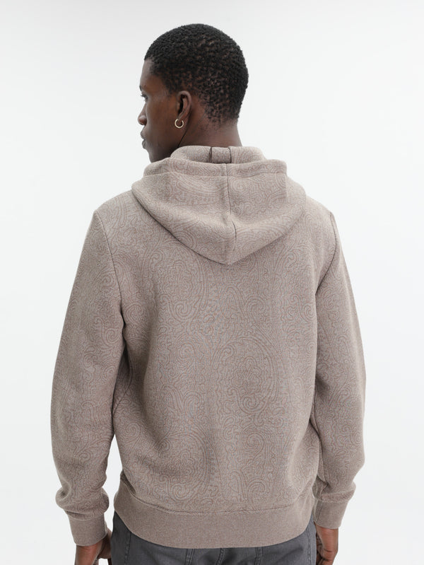 Etro Hoodie Zipped Welt Pocket  Grey