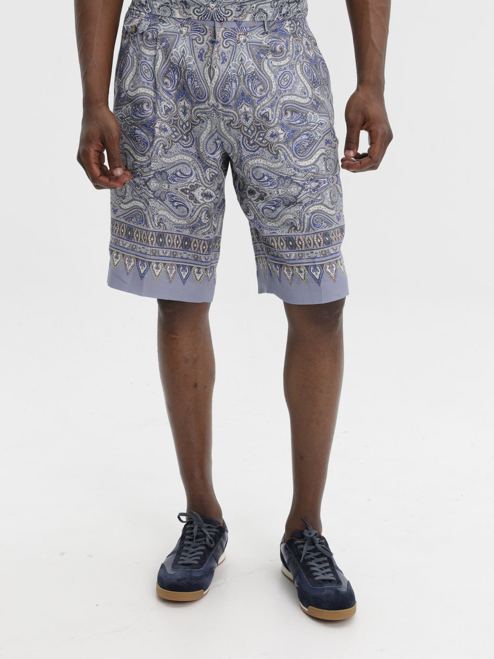 Etro Shorts Aop Blue