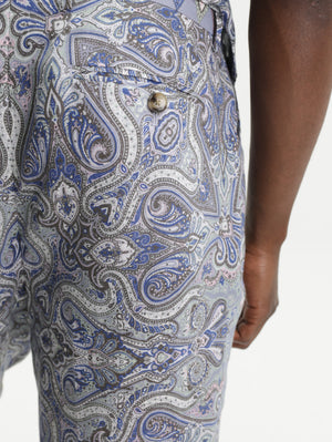 Etro Shorts Aop Blue