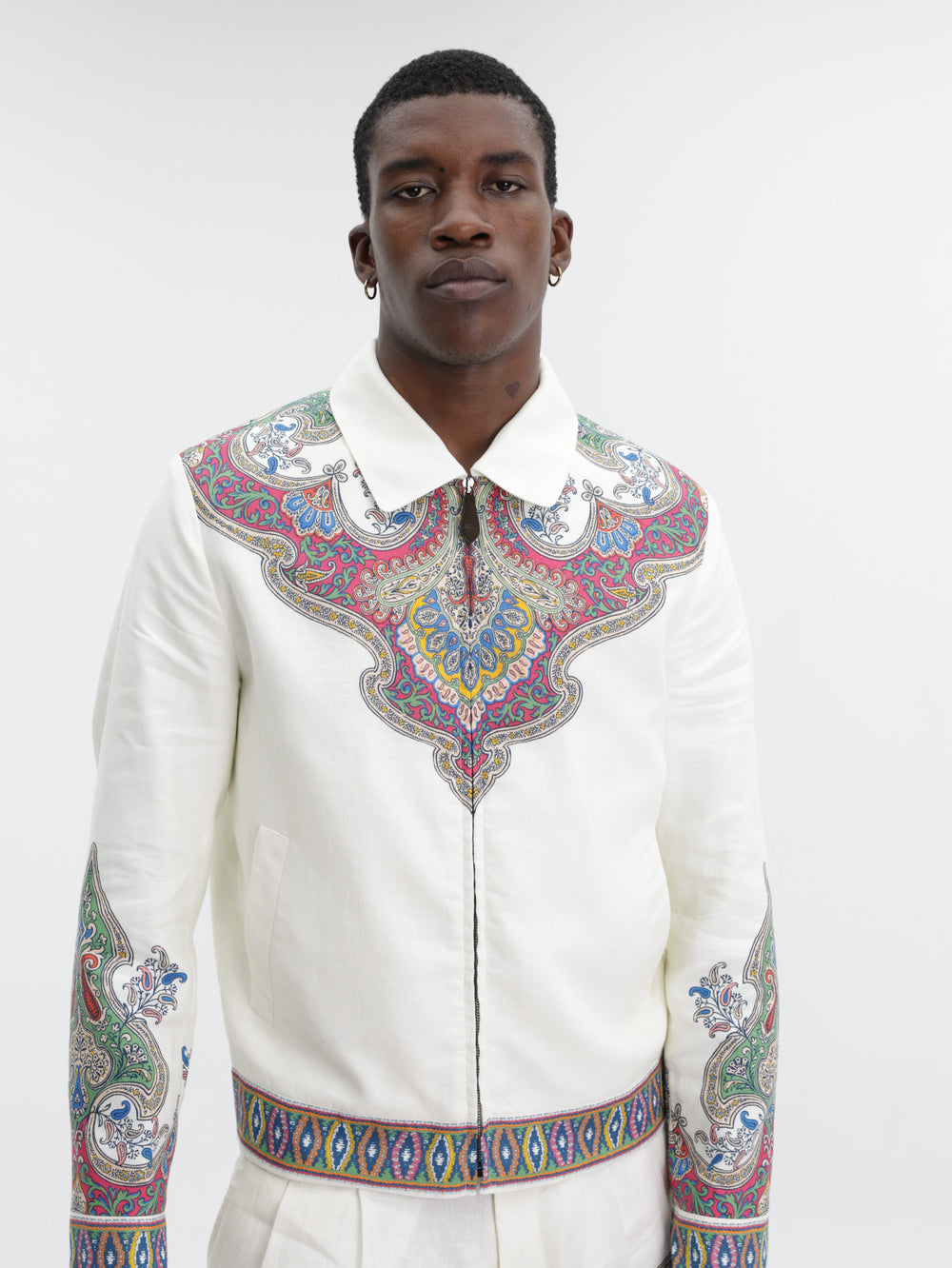Etro Shirt Outerwear White-Multi