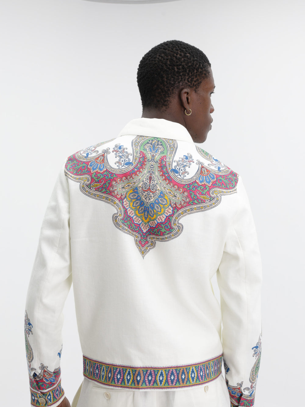 Etro Shirt Outerwear White-Multi